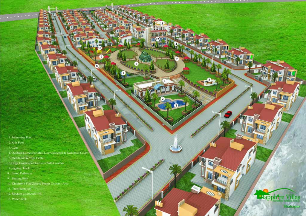 Sapphire Villas — Layout Plan 1